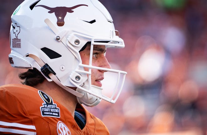 Texas quarterback Arch Manning, who's expected to become the starting quarterback for the Longhorns in 2025, signed his first NIL deal woth Red Bull, according to the energy drink company.